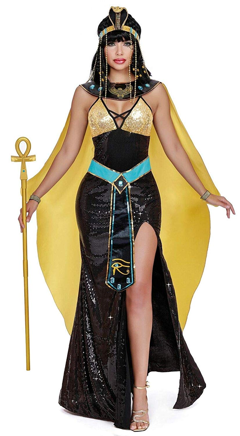 Fantasia Cleópatra Clássico Adulto Feminino Luxo