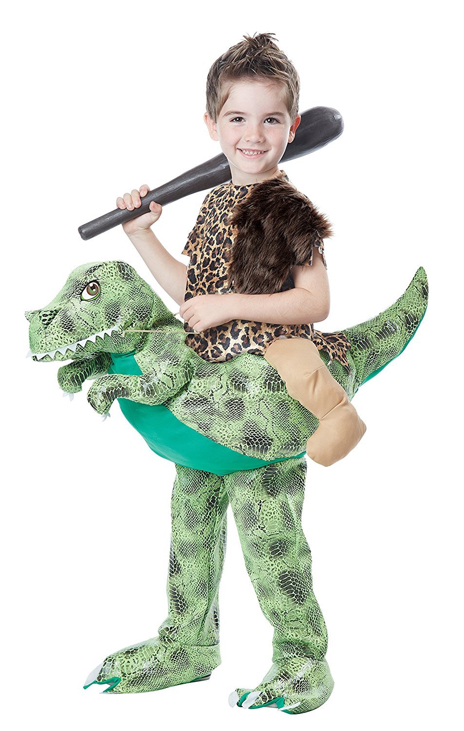 Fantasia dinossauro de montar Luxo